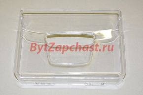 Панель овощного ящика холодильника Stinol/Ariston/Indesit, прозрачный пластик